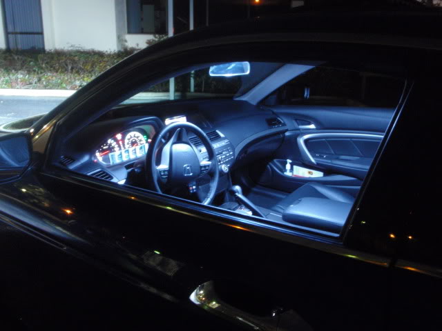 Honda Accord Coupe 2010 Led Interior Lighting Upgrade Back