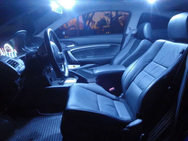 Honda Accord Coupe 2010 Led Interior Lighting Upgrade Back