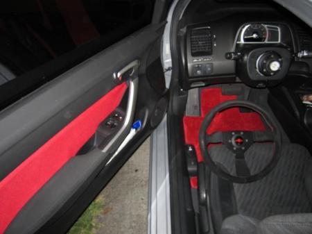 2009 Honda Civic Lloyd Mats Ultimats Flame Red
